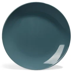 Assiette plate Madrid faïence bleue Ø27cm < Gifi Hot