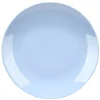 Assiette plate Madrid grès bleu Ø26,7cm < Gifi Discount