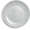 Assiette plate Madrid grès vert d'eau Ø27cm
