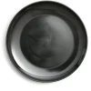Assiette plate Oslo en grès noir Ø27cm < Gifi Sale