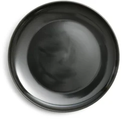 Assiette plate Oslo en grès noir Ø27cm < Gifi Sale