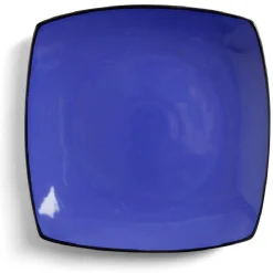 Assiette plate rectangulaire grès 27,5x27,5cm