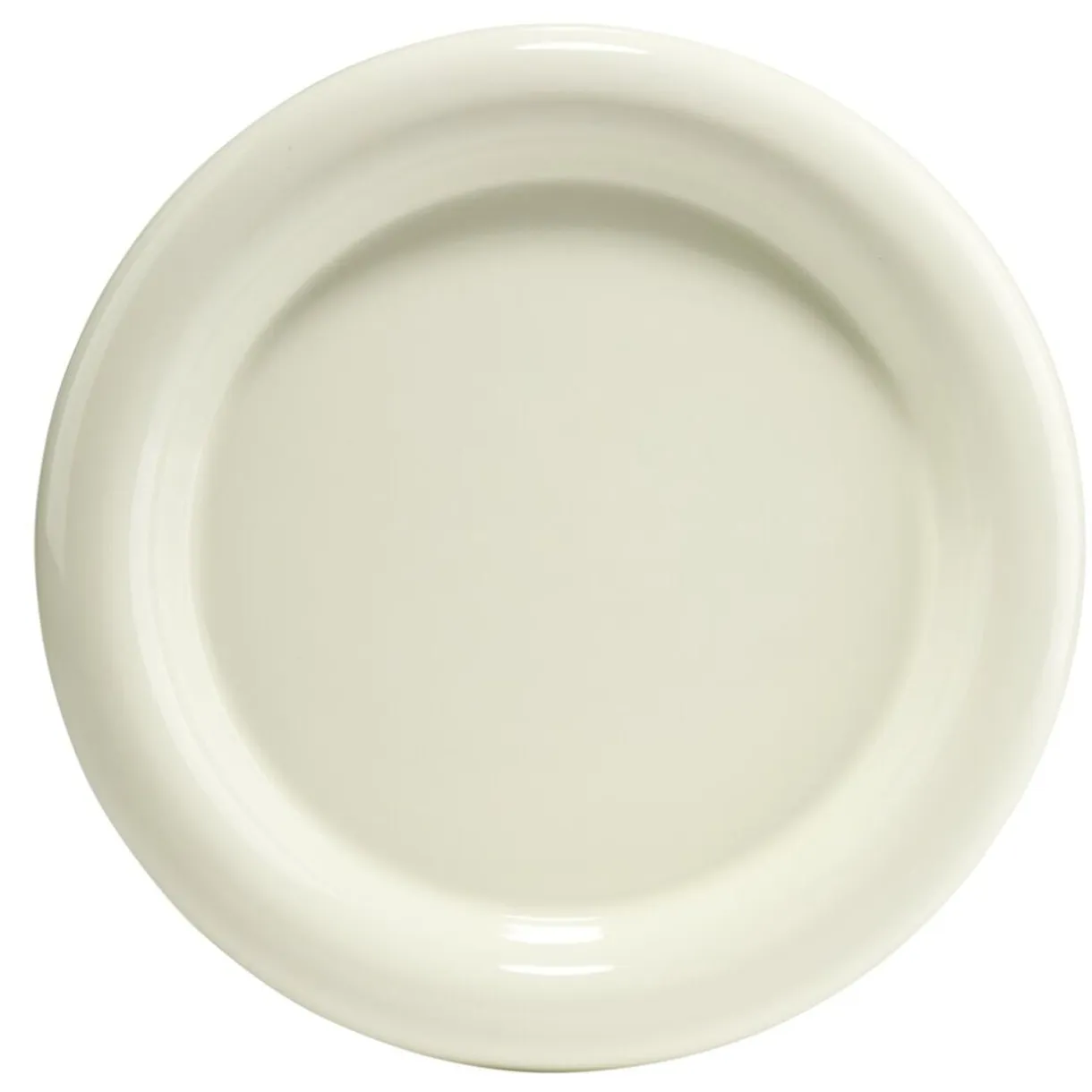 Assiette plate ronde Bubble céramique unie blanc écru Ø26cm < Gifi Clearance
