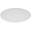 Assiette plate ronde contour strié gris perle Ø27cm < Gifi Best