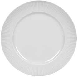 Assiette plate ronde contour strié gris perle Ø27cm < Gifi Best