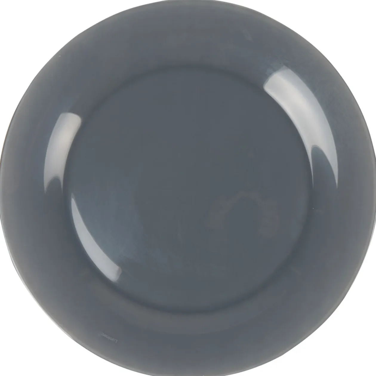Assiette plate ronde Luminarc Zana gris Ø25cm