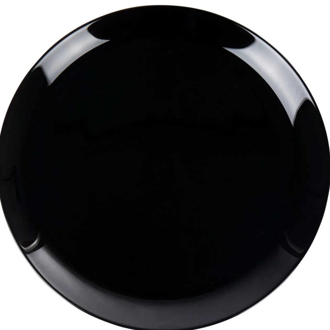 Assiette plate ronde Luminarc Diwali noire Ø25cm