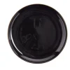 Assiette plate ronde Oslo faïence noire Ø27cm