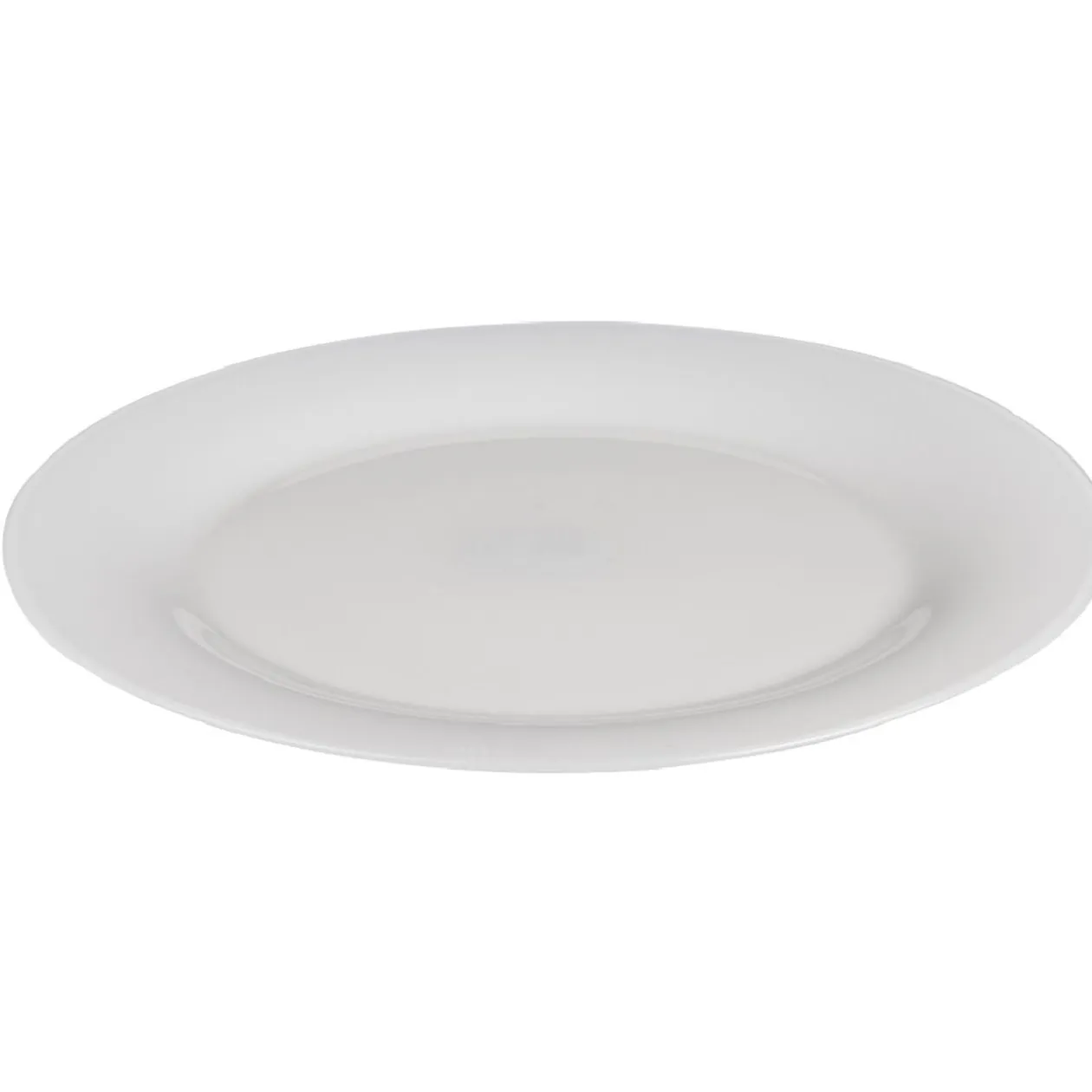 Assiette plate ronde verre Luminarc Zana blanche Ø26cm