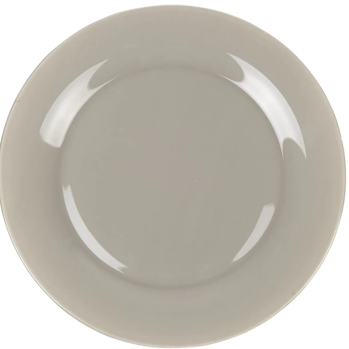 Assiette plate ronde verre Luminarc Zana taupe Ø25cm < Gifi New