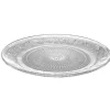 Assiette plate ronde verre transparente ciselée Ø25cm < Gifi Best