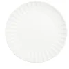 Assiette plate Venise rebord ondulé faïence blanc Ø26cm < Gifi Clearance