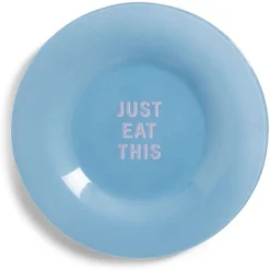 Assiette plate verre coloré avec message Ø20cm (3 modèles)