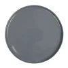 Assiette ronde plate Nordic porcelaine gris Ø28cm