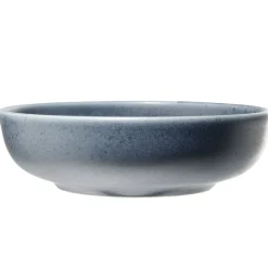 Assiette à soupe Julie en grès bleu Ø18cm < Gifi