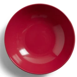 Assiette à soupe Madrid grès rouge Ø20cm < Gifi New