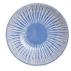 Assiette à soupe Rio faïence bleue et blanche Ø20cm < Gifi Clearance