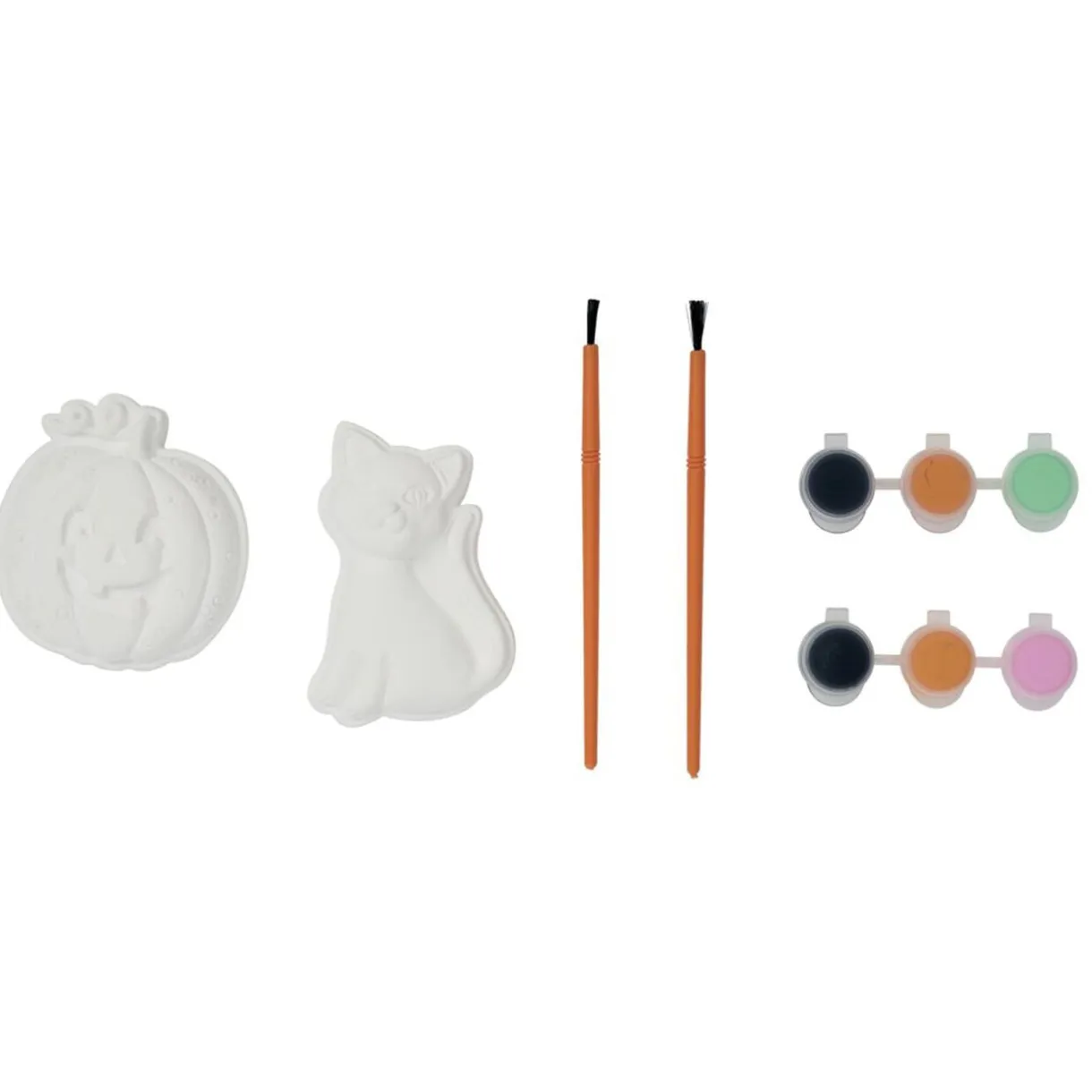 Atelier créatif Halloween figurine plâtre à peindre 2 pièces < Gifi Online