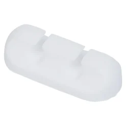Attache câble adhésif 2 entrées noir ou blanc < Gifi Best