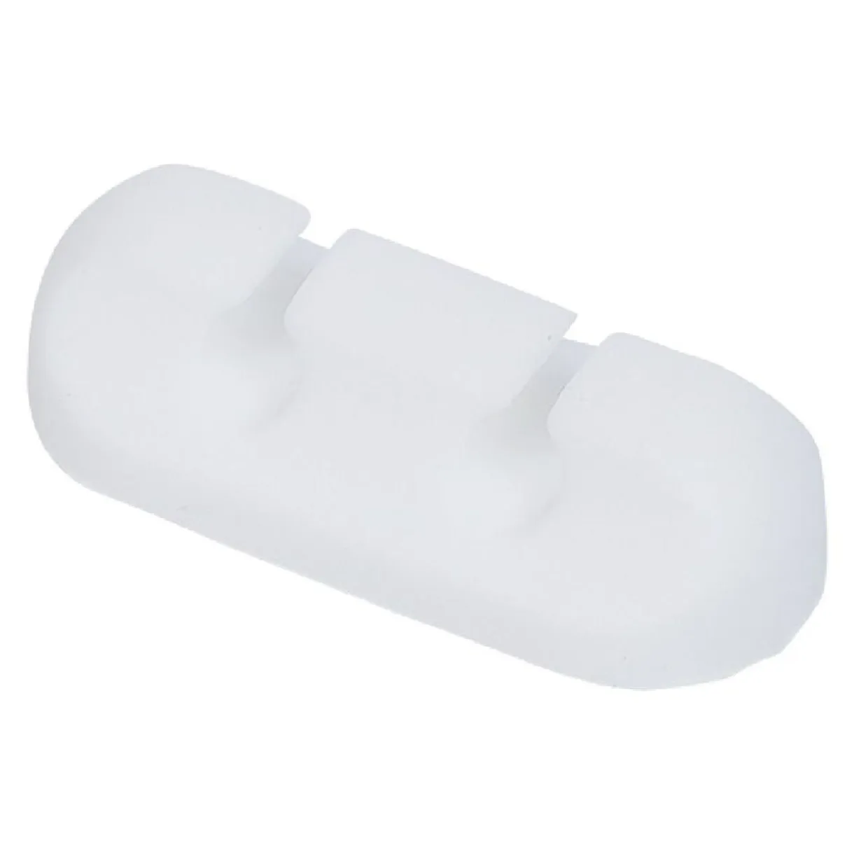 Attache câble adhésif 2 entrées noir ou blanc < Gifi Best