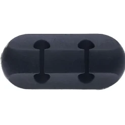 Attache câble adhésif 2 entrées noir ou blanc < Gifi Best