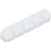 Attache câble adhésif 4 entrées noir ou blanc < Gifi Outlet
