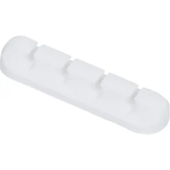 Attache câble adhésif 4 entrées noir ou blanc < Gifi Outlet