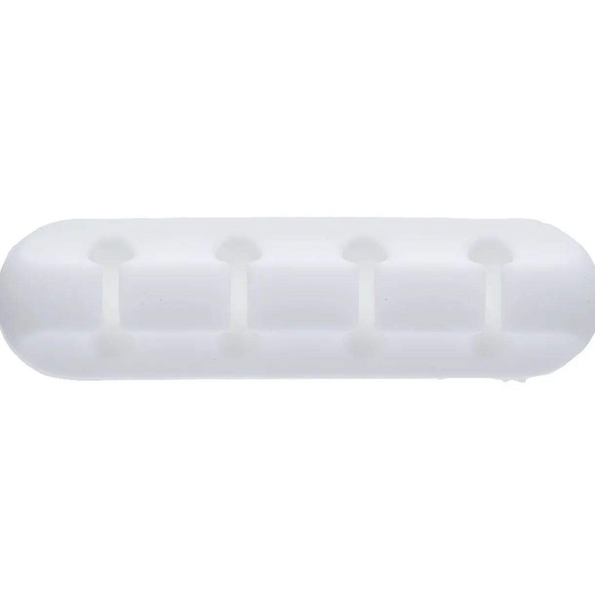 Attache câble adhésif 4 entrées noir ou blanc < Gifi Outlet