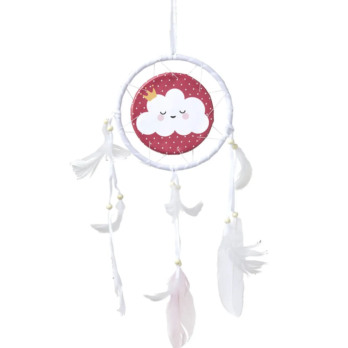Attrape-rêve arc-en-ciel avec plume 16xH50cm (4 modèles) < Gifi Best