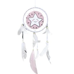 Attrape-rêve arc-en-ciel avec plume 16xH50cm (4 modèles) < Gifi Best