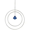 Attrape soleil métal doré pendentif bleu 20x3xH70cm < Gifi Discount