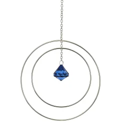Attrape soleil métal doré pendentif bleu 20x3xH70cm < Gifi Discount