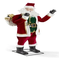 Automate Père-Noël sonore et animé H190cm