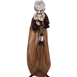 Automate vieille dame animée et sonore Halloween 150cm < Gifi Outlet