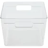 Bac de rangement carré transparent pour frigo 5,5L