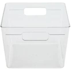 Bac de rangement carré transparent pour frigo 5,5L