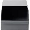 Bac de rangement en métal gris - L17,5 x l25 x H12,5 cm < Gifi New