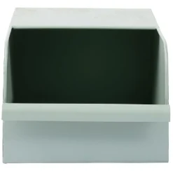 Bac de rangement en métal vert - L17,5 x l25 x H12,5 cm < Gifi Hot