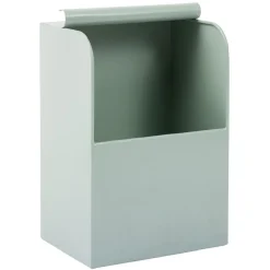 Bac de rangement en métal vert - L17,5 x l25 x H12,5 cm < Gifi Hot