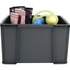 Bac de rangement gris anthracite 45 L < Gifi