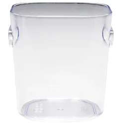 Bac de rangement transparent avec poignée