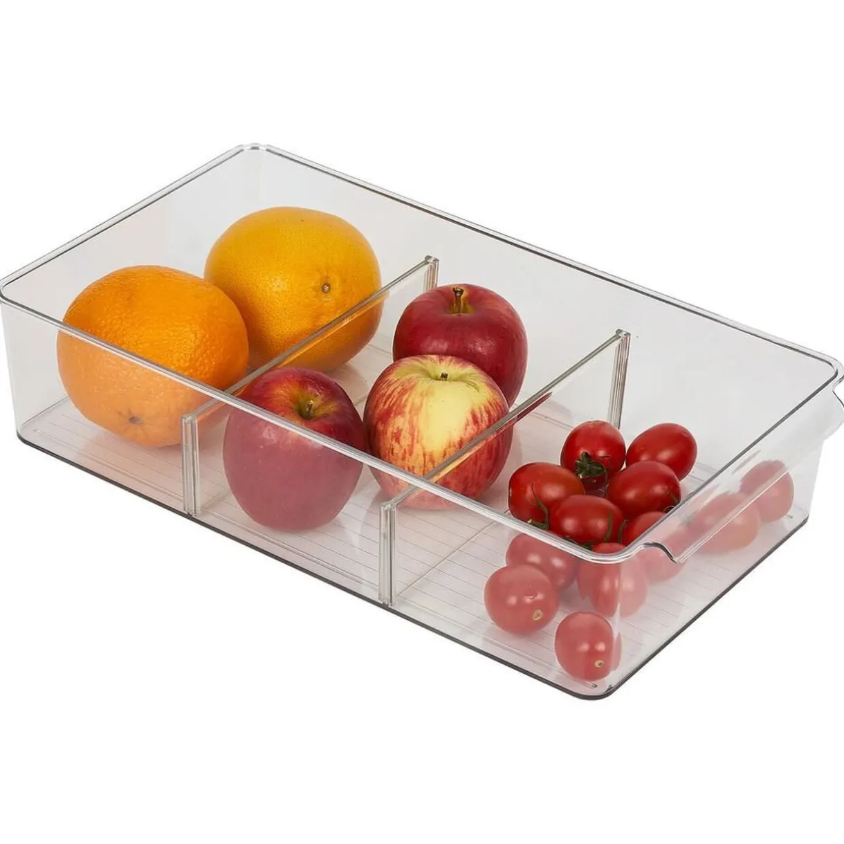 Bac de rangement transparent pour frigo L.36,5x20,5xH8,1cm < Gifi Discount
