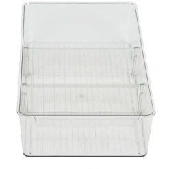 Bac de rangement transparent pour frigo L.36,5x20,5xH8,1cm < Gifi Discount
