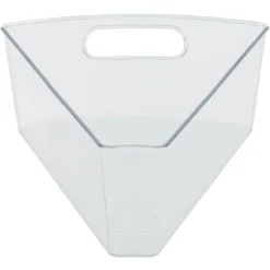 Bac de rangement triangulaire transparent pour frigo 3L