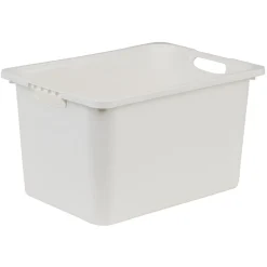 Bac plastique blanc 40x29,8xH22,8cm