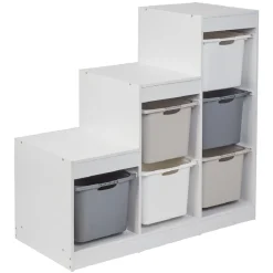 Bac plastique blanc 40x29,8xH22,8cm