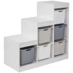 Bac plastique gris 40x29,8xH22,8cm < Gifi Outlet