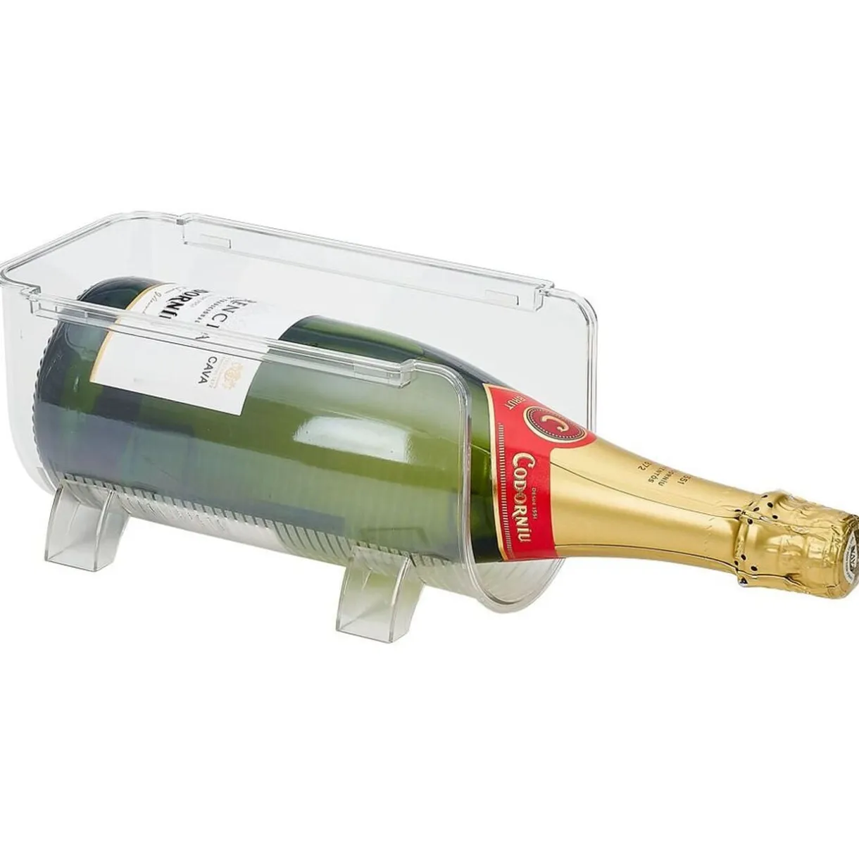 Bac porte-bouteille transparent pour frigo < Gifi Outlet