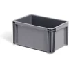 Bac renforcé rangement plastique gris 5L