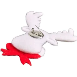 Badge lumineux Noël rouge et blanc (4 modèles) < Gifi